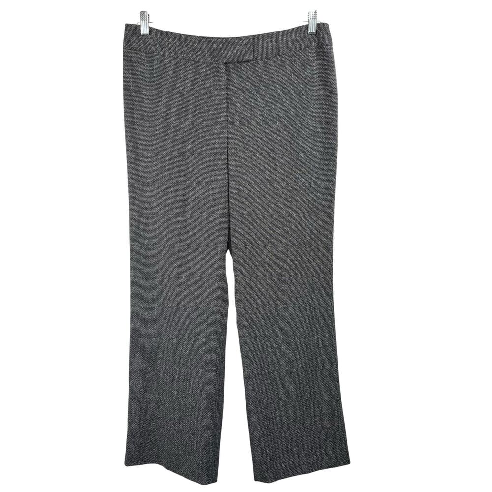 Jones Wear Andover Trouser Dress Slacks 14 NWT Quarry Heather Gray Tweed Lined